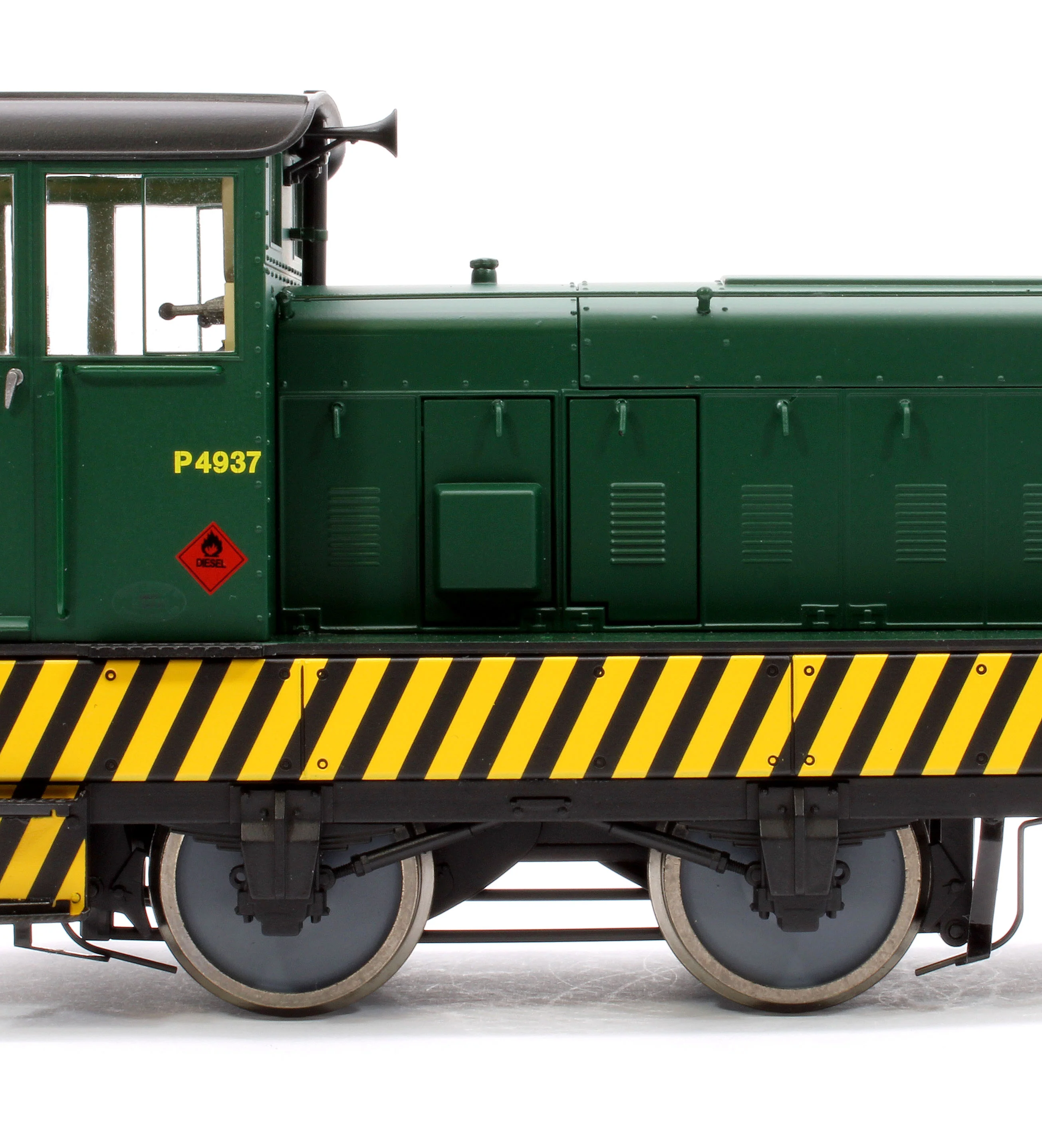 ACC2866-DCC Ruston And Hornsby 88DS 245034/1947 Babcock & Wilcox No. P4937 Industrial Green, with Wasp Stripes Diesel Shunter - DCC Sound Fitted - Image 8