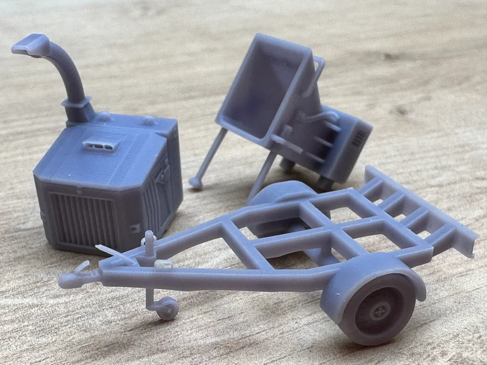 RRM006 O Gauge Woodchipper (Single Pack) - Unpainted Model Kit - Image 3