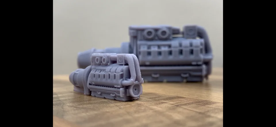 RRM097 N Gauge Class 43 Engine (Single Pack) - Unpainted Model Kit - Image 3