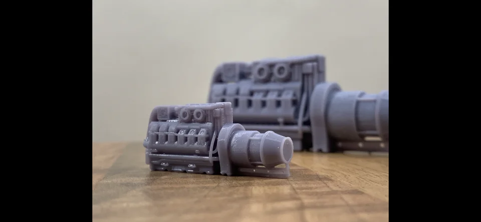 RRM097 N Gauge Class 43 Engine (Single Pack) - Unpainted Model Kit - Image 4