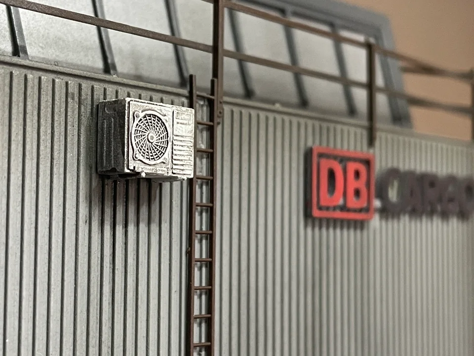 RRM120 OO Gauge Air Conditioning Unit (Pack of 5) - Unpainted Model Kit - Image 2