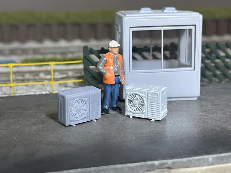 RRM120 OO Gauge Air Conditioning Unit (Pack of 5) - Unpainted Model Kit - Image 5