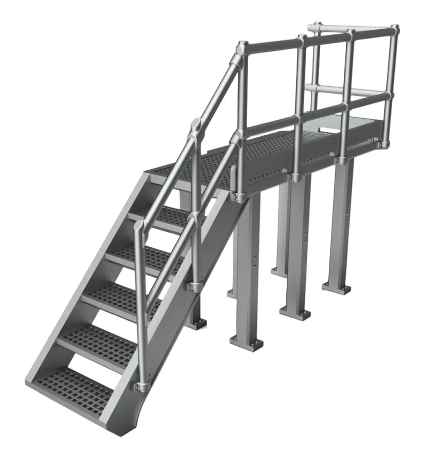 RRM125 N Gauge Access Platform (V1.5) (Pack of 2) - Unpainted Model Kit
