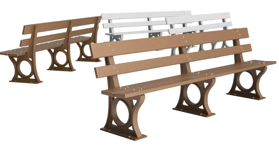RRM154 OO Gauge Station Benches (Pack of 4) - Unpainted Model Kit