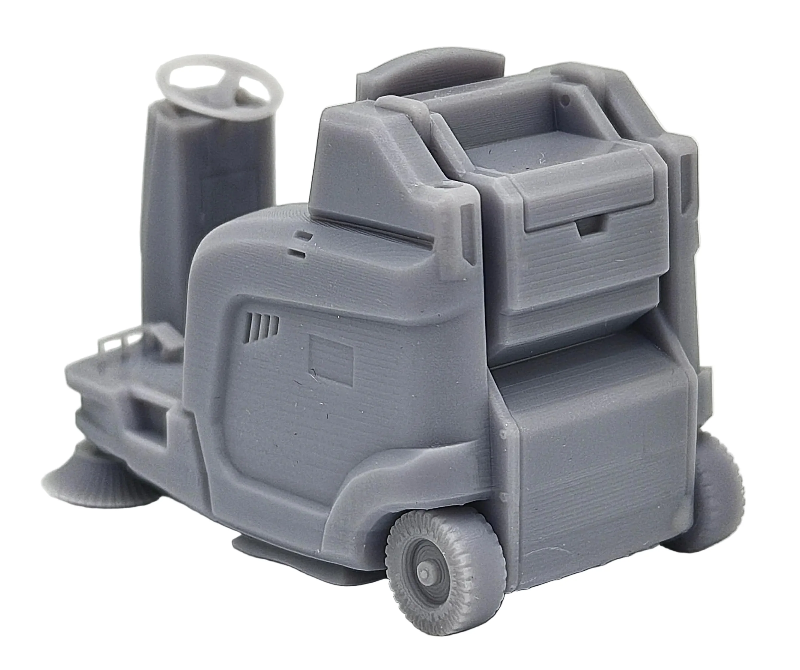 RRM174 OO Gauge Ride-on Sweeper - Unpainted Model Kit - Image 2