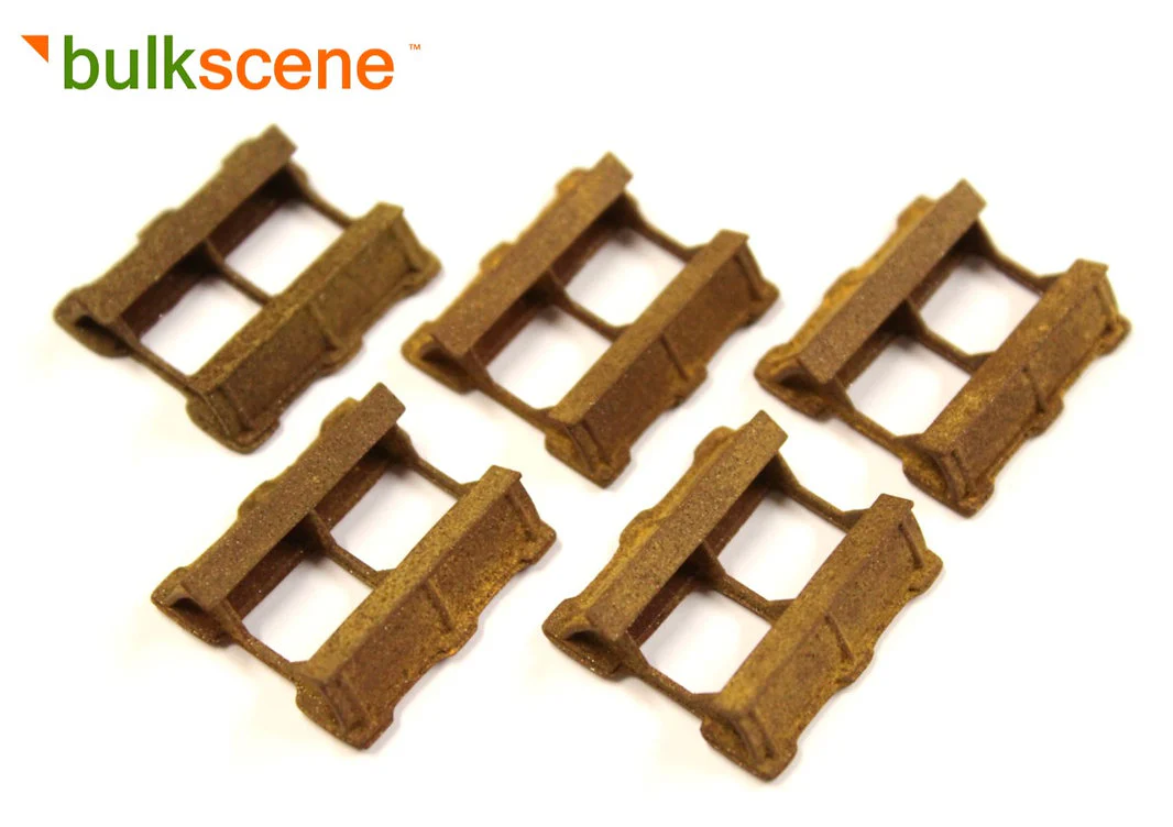 BSBAARSC5 Rusty Weathered BAA Steel Coil Cradles (x5)