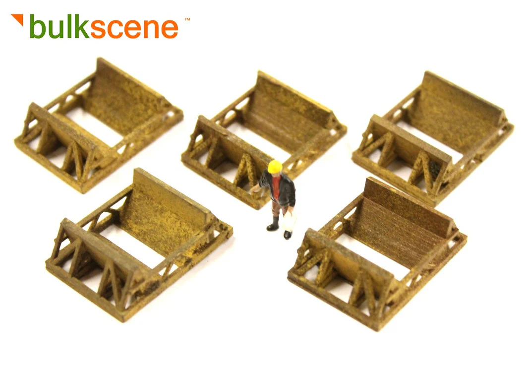 BSRWFC5 Rusty Weathered Framed Steel Coil Cradles (x5)