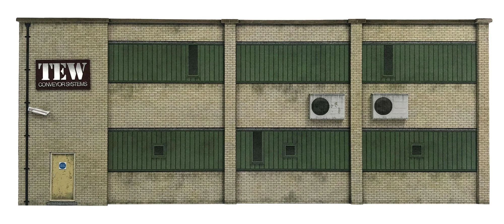 KX018 OO Ultra-Low Relief Modern Industrial Unit Model Kit