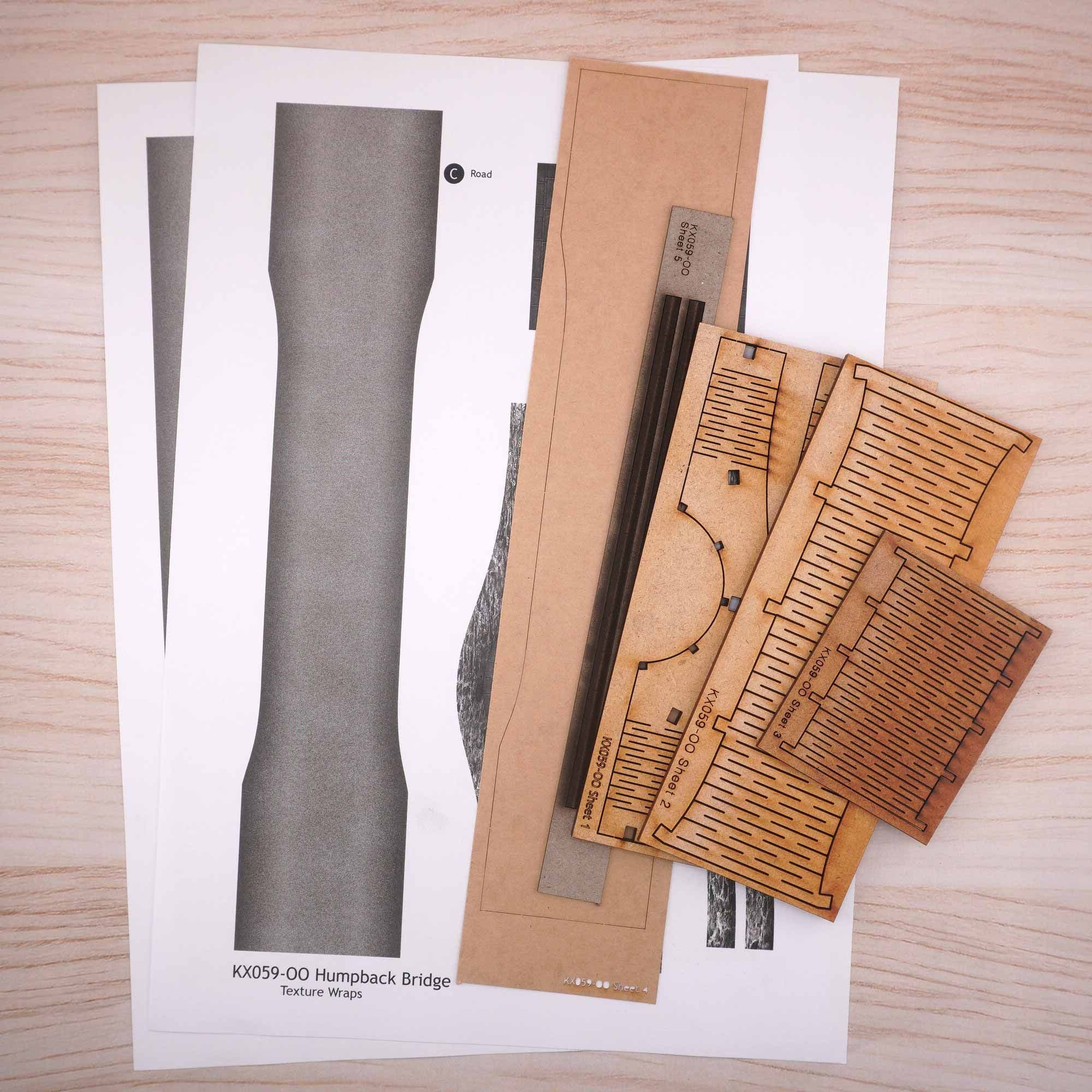 KX059 OO/HO Humpback Bridge Model Kit - Image 4