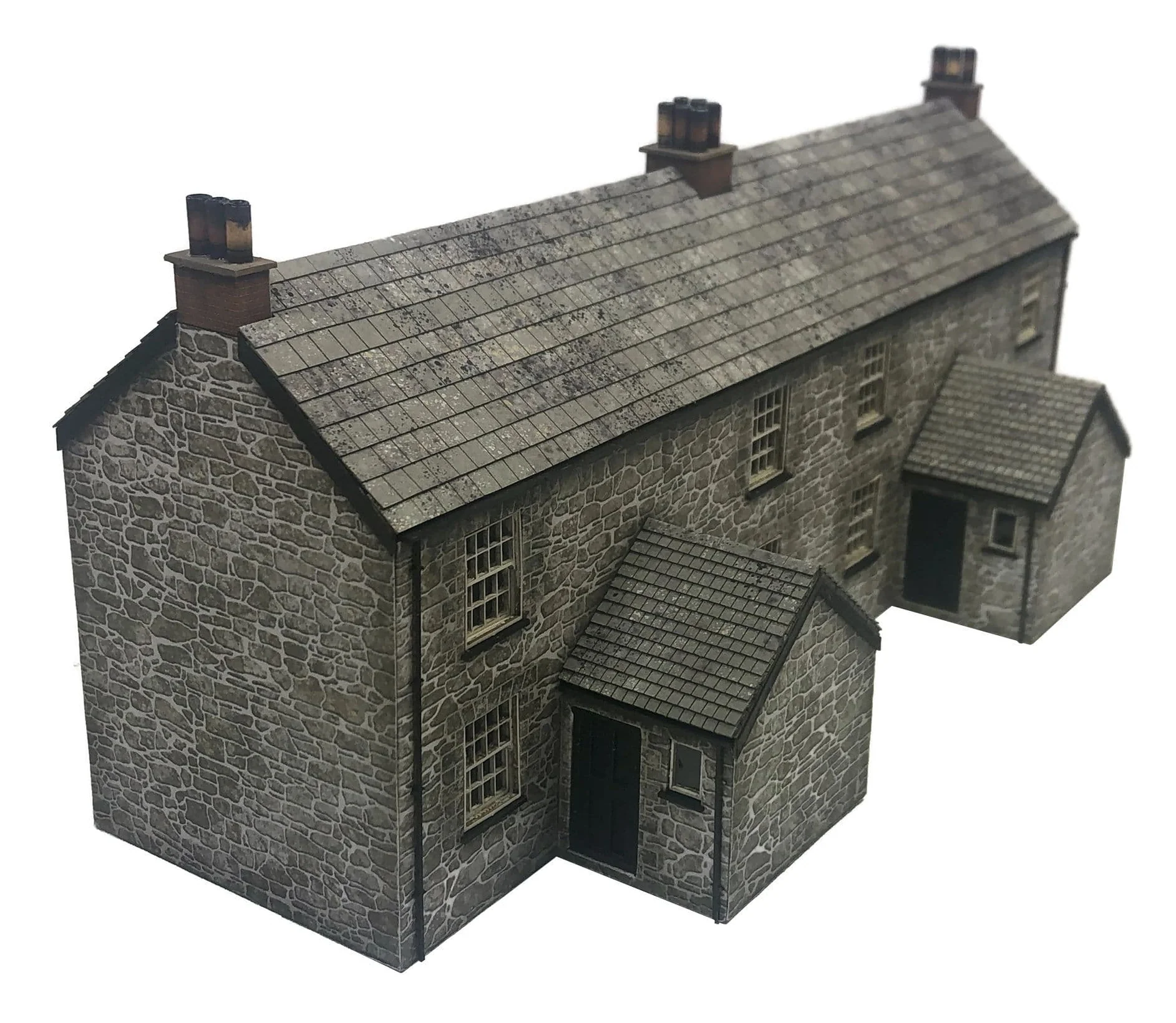 KX080 OO Terraced Cottages/Houses Model Kit - Image 3