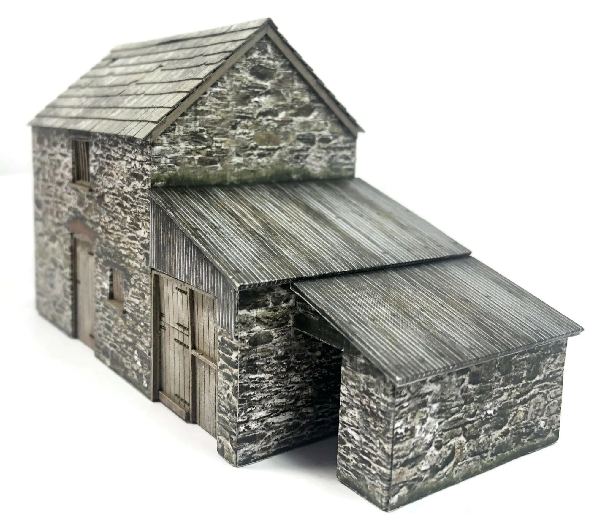 KX084 OO/HO Polsue Barn Model Kit - Image 2