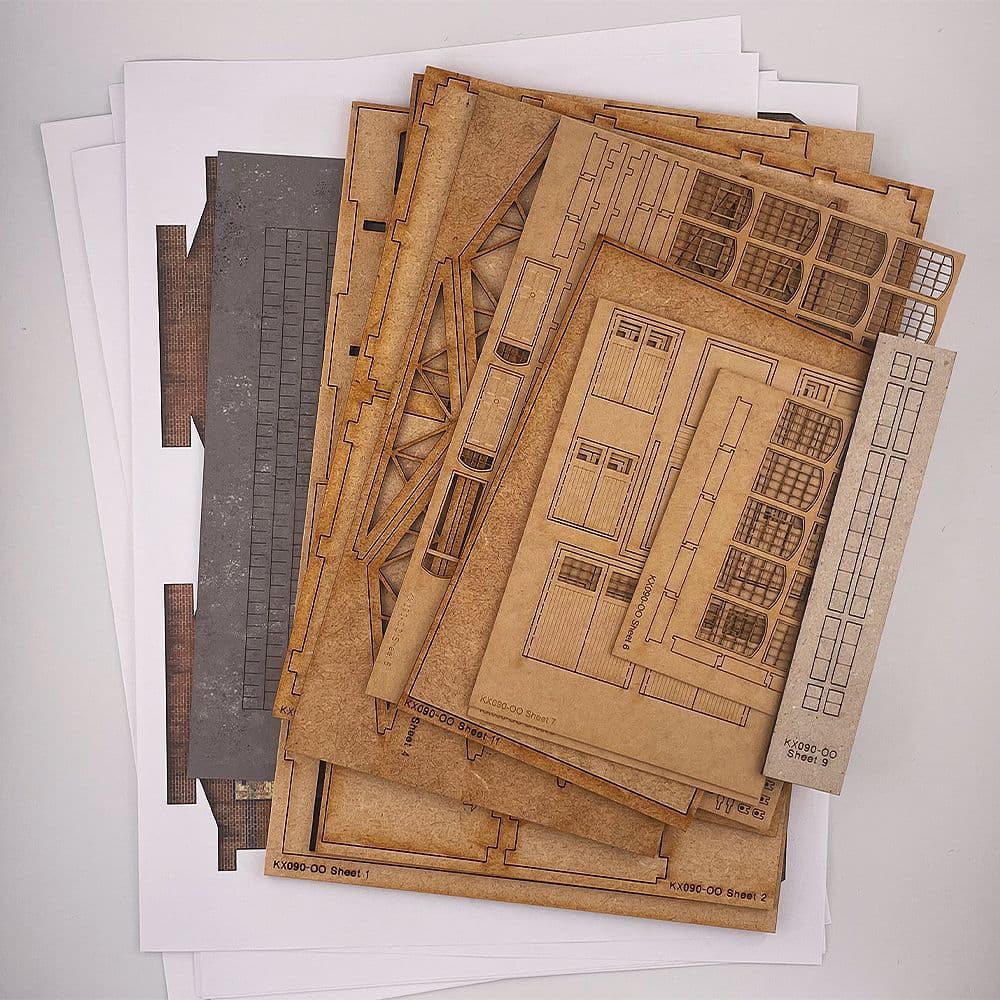 KX090 OO Robertson's Bonded Warehouse Model Kit - Image 7