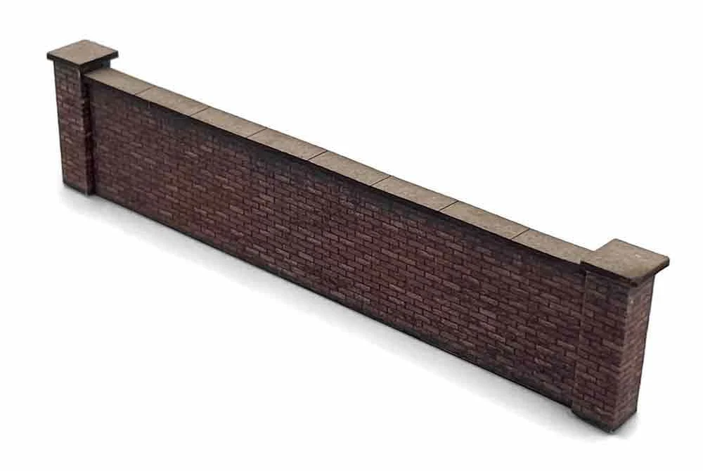 KX107B 5ft Modular Industrial Red Brick Walls Model Kit - Image 2