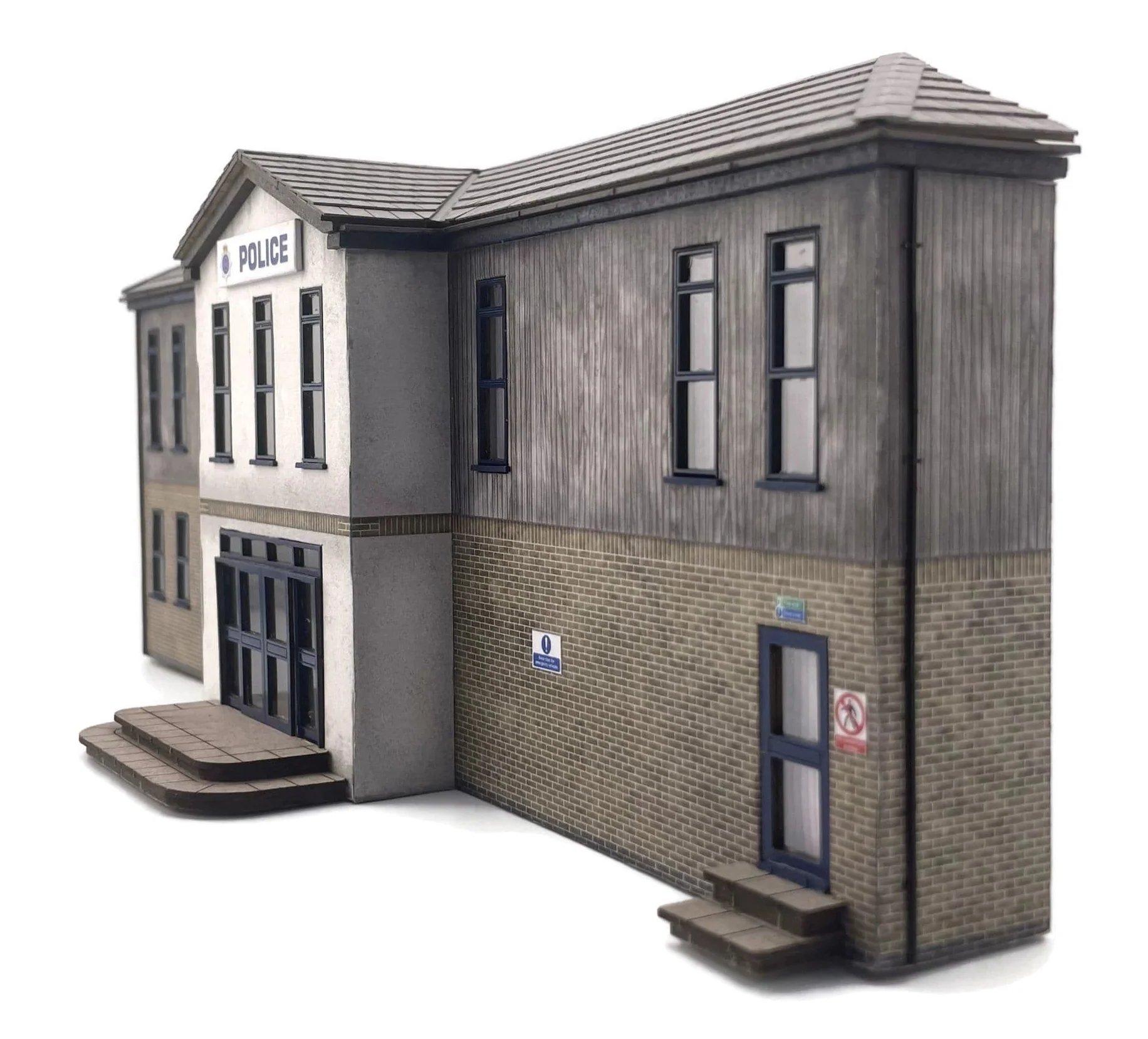 KX109 Low Relief Police Station Model Kit - Image 3
