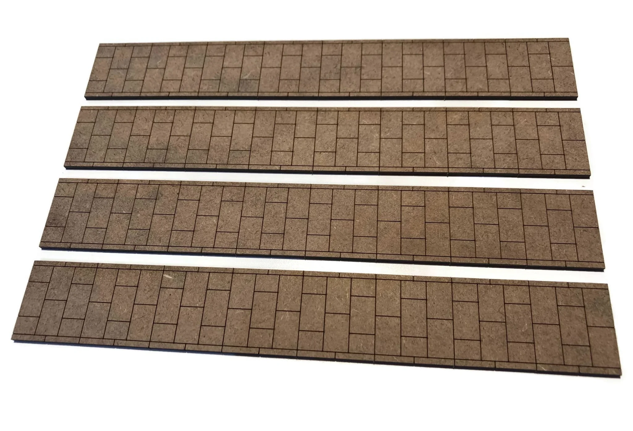 LX217 Laser Cut MDF Pavement Strips Model Kit