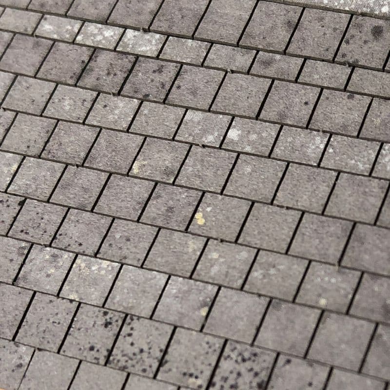 LX415 OO/HO Lightly Weathered Roof Slates Model Kit