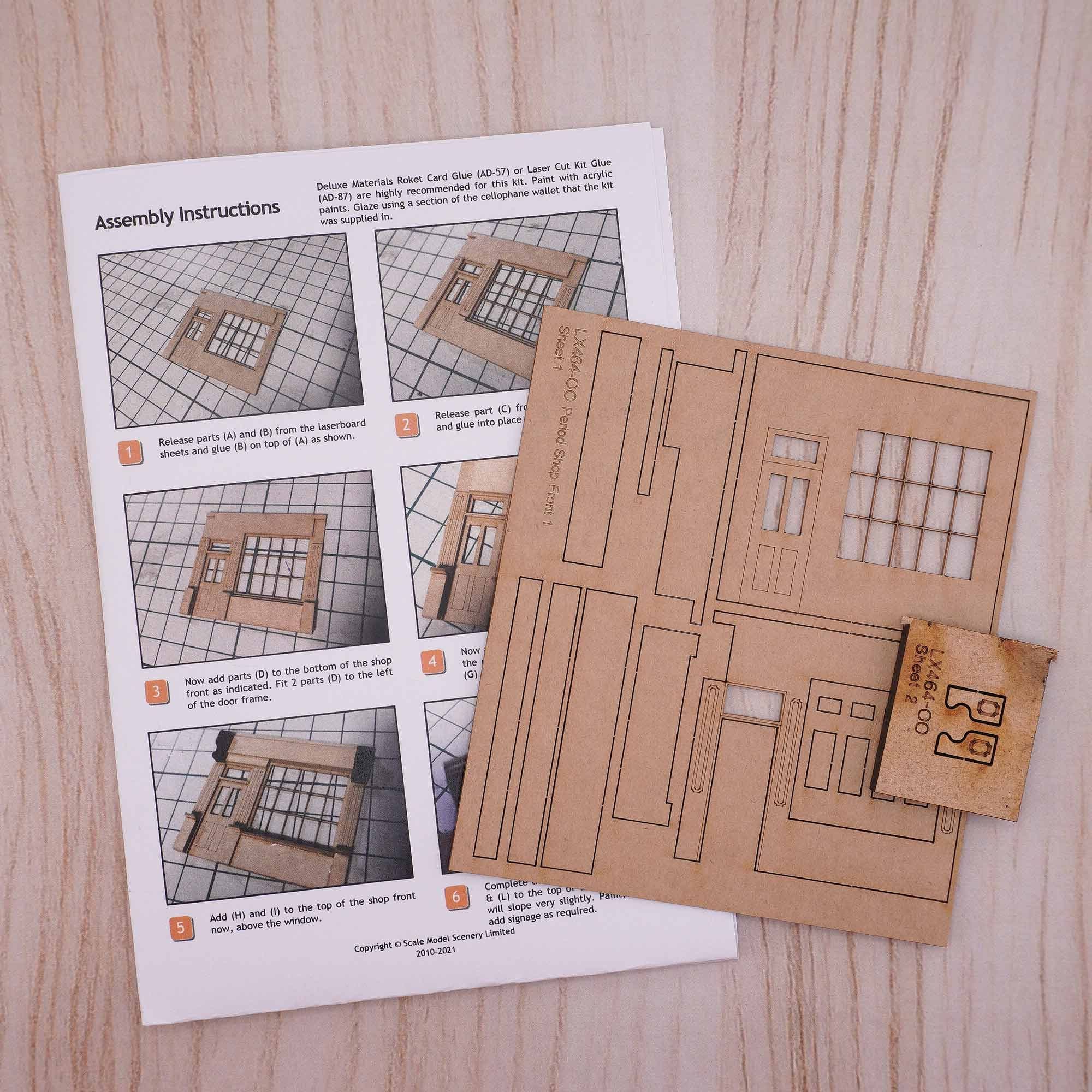 LX464 Period Shop Front With Left-Hand Door Mod Kit - Image 3