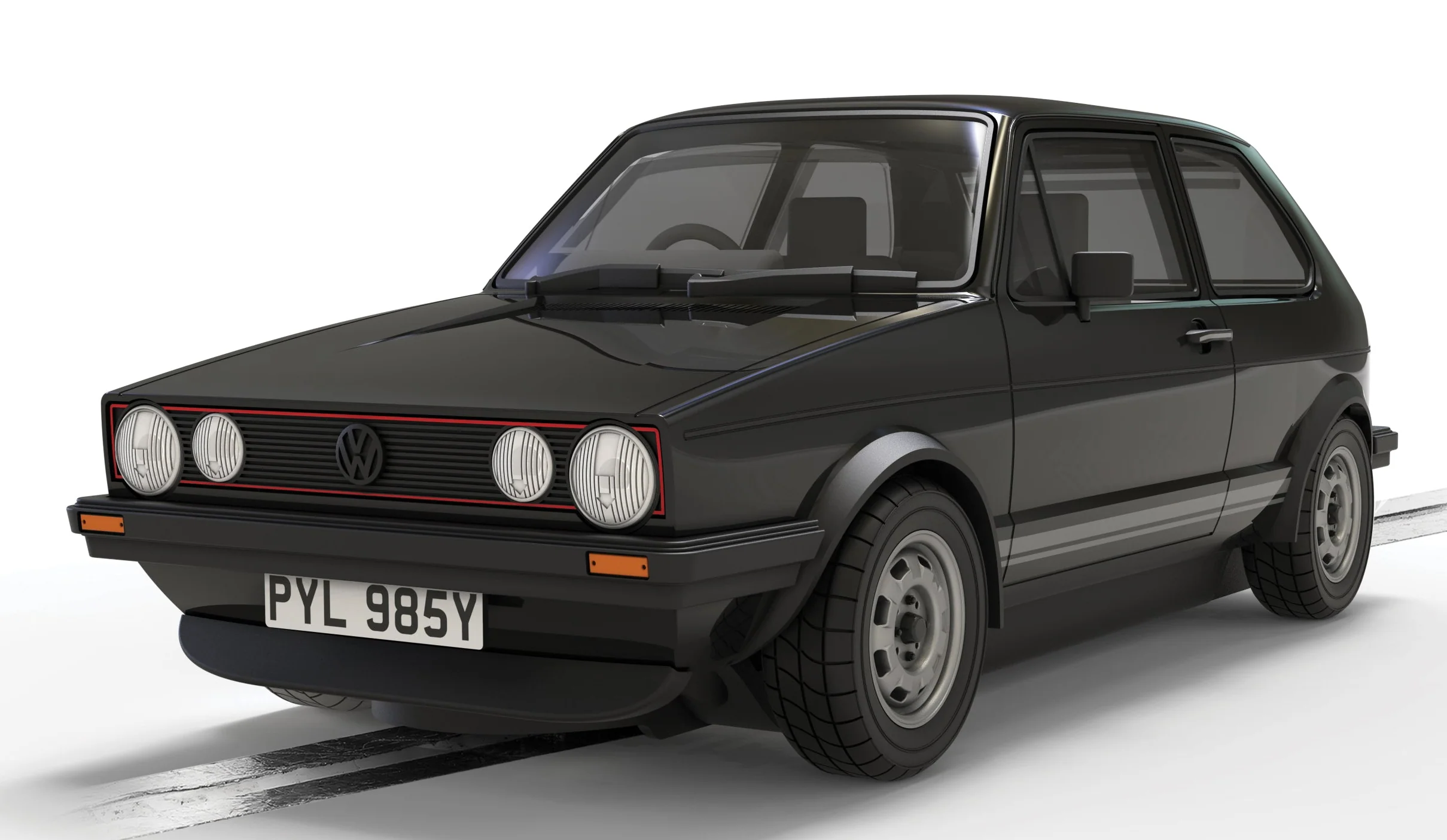C4692 Volkswagen Golf MK1 GTI- Black
