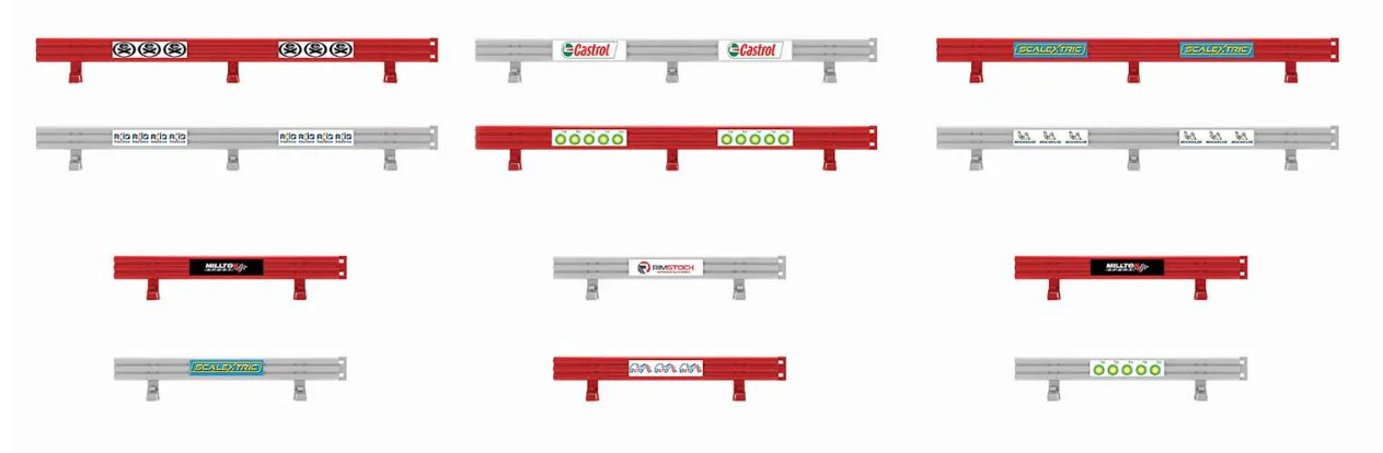 C8191 Crash Barriers With Stickers