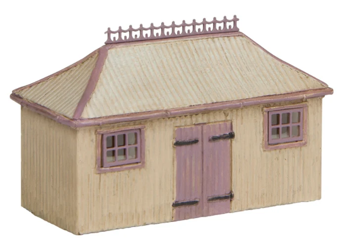 42-0055S Pagoda Shed and Store Salmon and Cream - Image 2