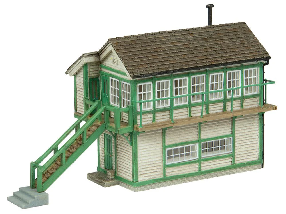 42-0074W Wroxham Signal Box White & Green