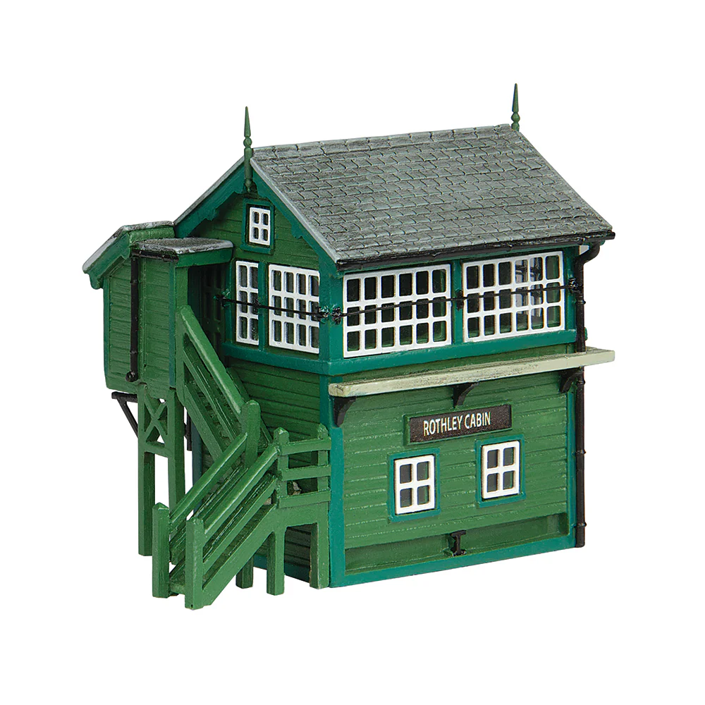 42-0168G GCR Wooden Signal Box Green