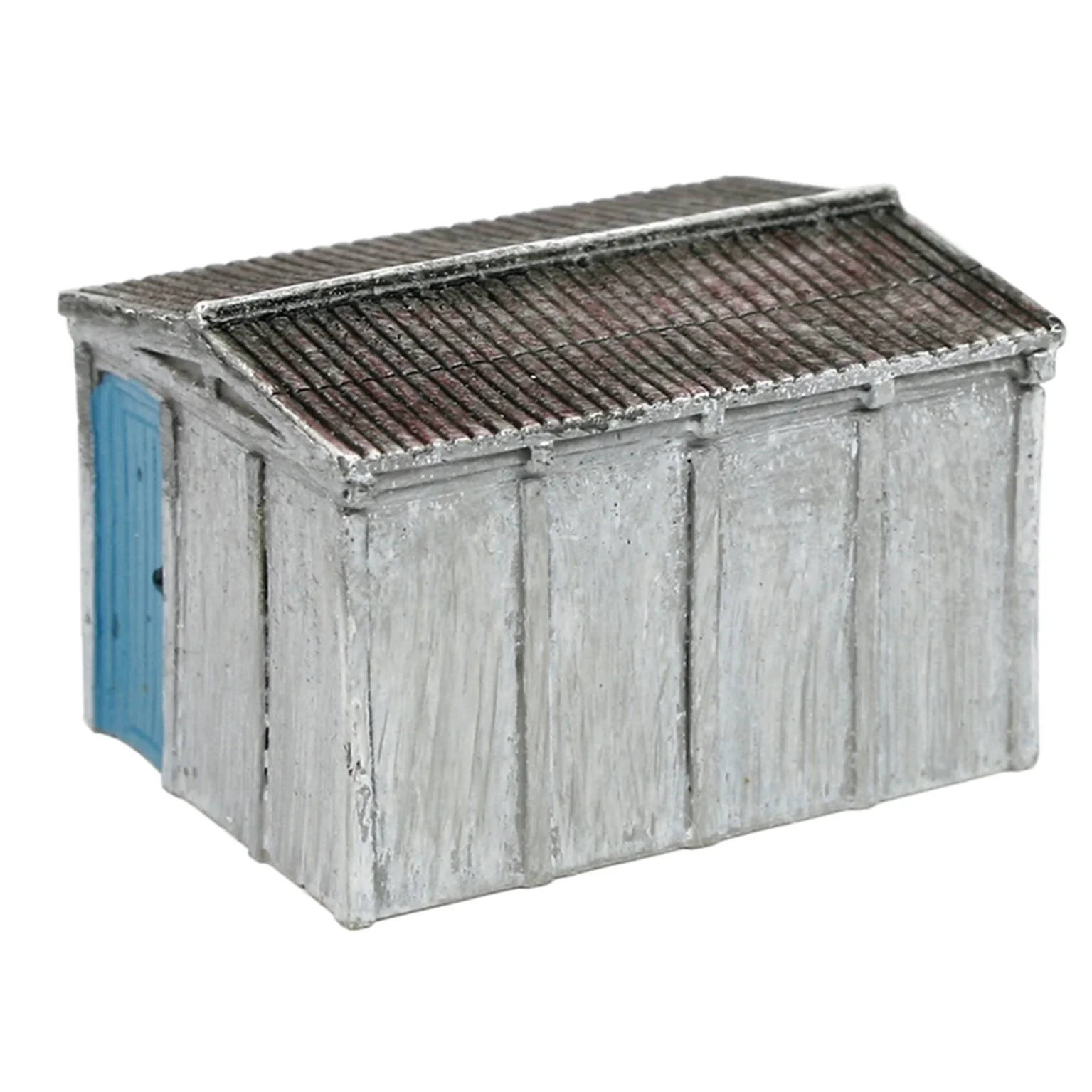 42-036 Sectional Lineside Hut - Blue Door