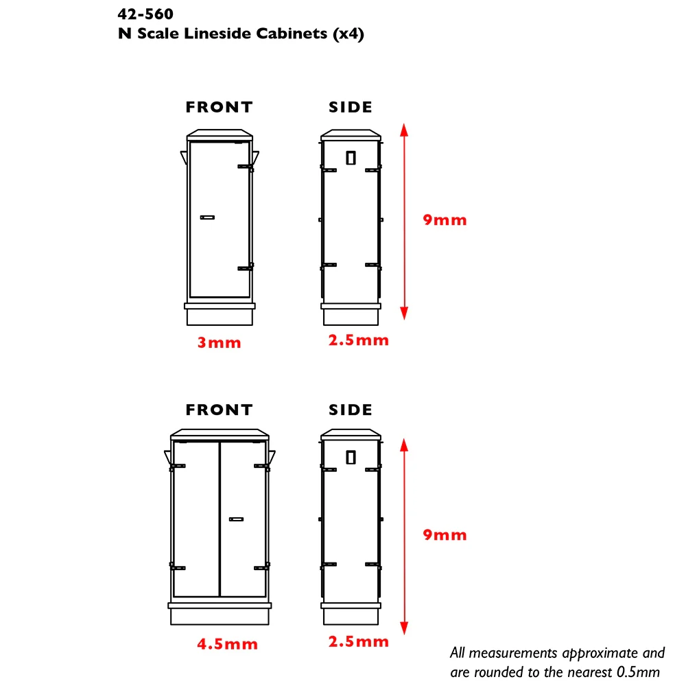 42-560 Lineside Cabinets (x4) - Image 2