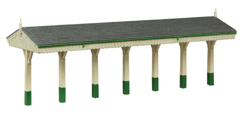 44-0188A S&DJR Wooden Canopy Green and Cream