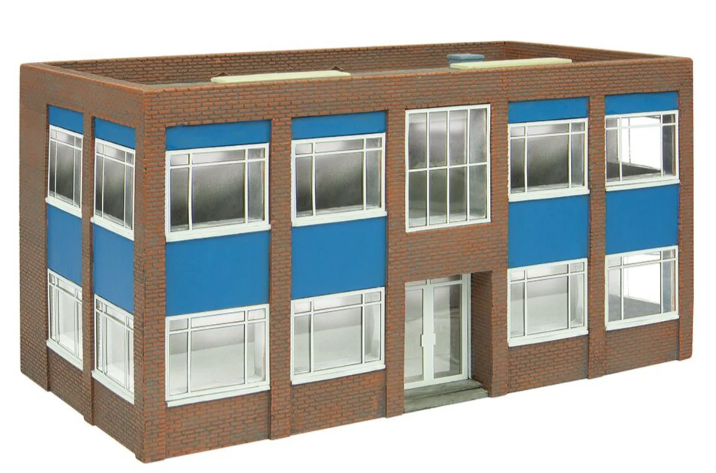 44-018D Two Storey Office Block - Blue