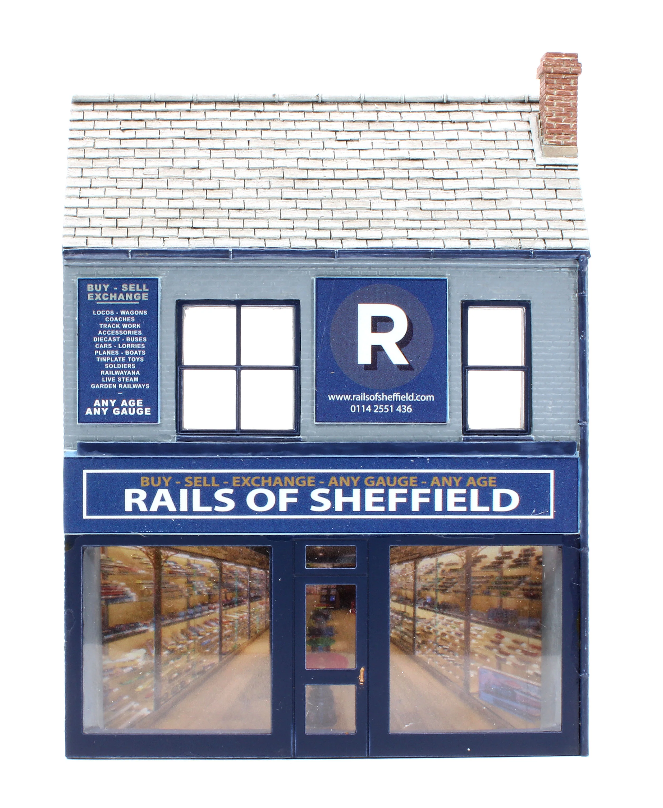 44-0222Z Low Relief 'Rails of Sheffield Store' Shop - Image 2