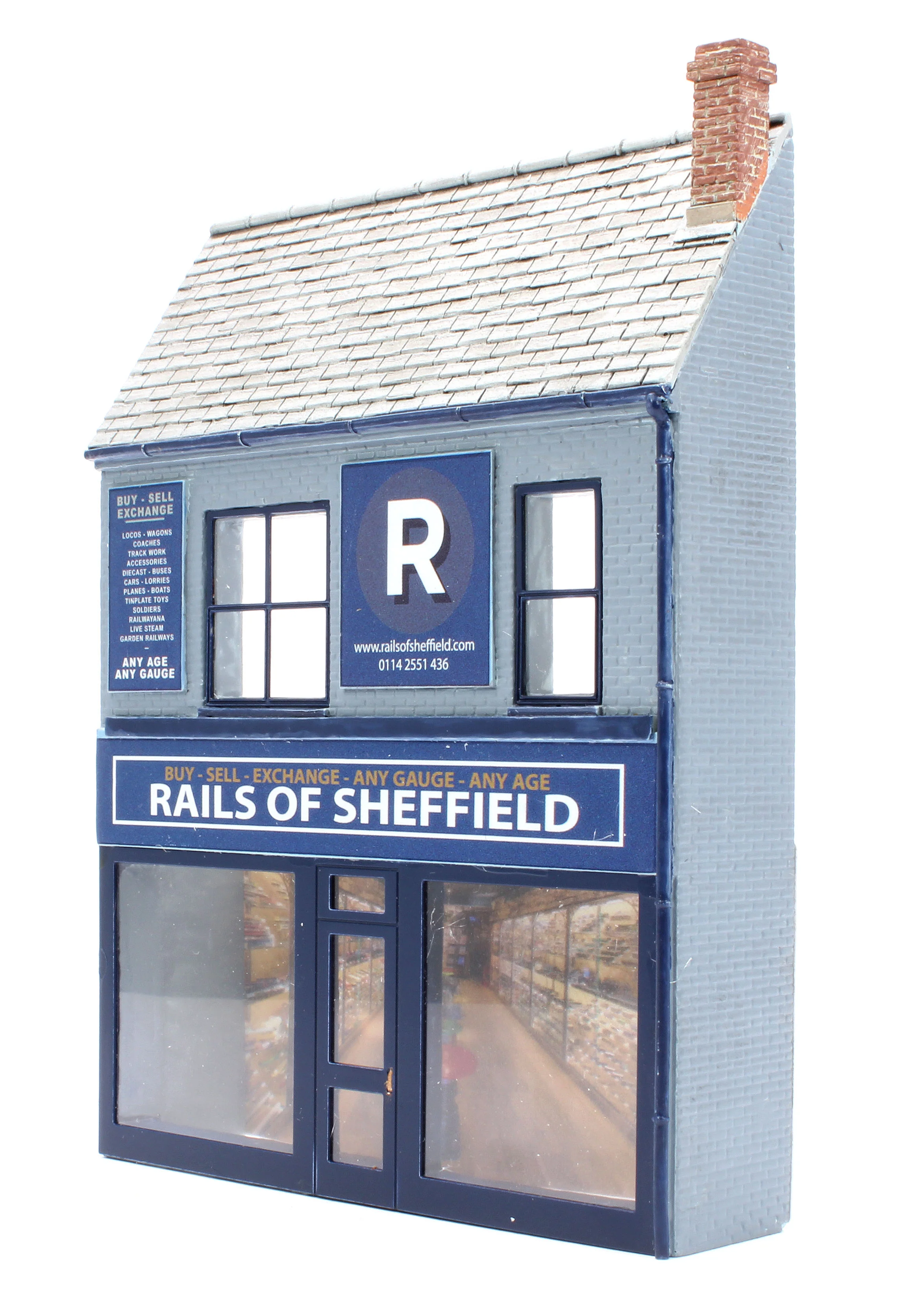 44-0222Z Low Relief 'Rails of Sheffield Store' Shop - Image 3