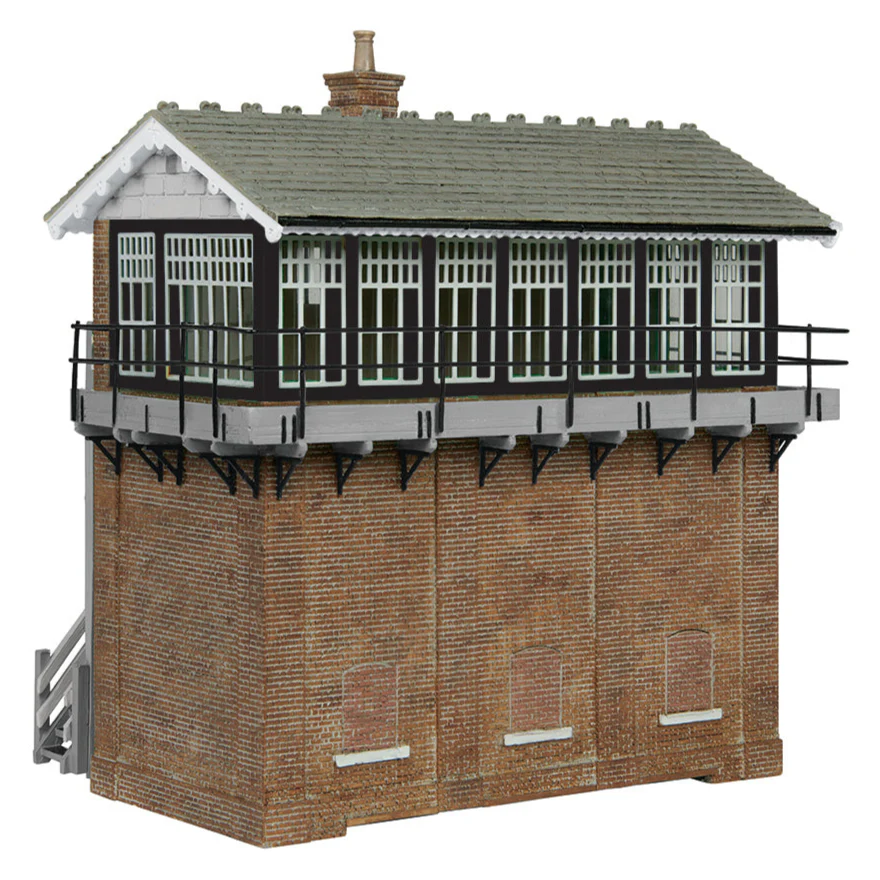 44-1011A March East Junction Signal Box Grey & Black
