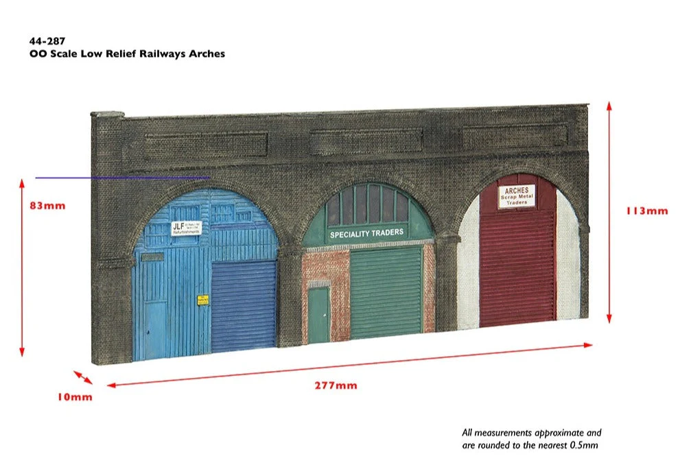 Pre-Owned 44-287 Low Relief Railway Arches - Image 2