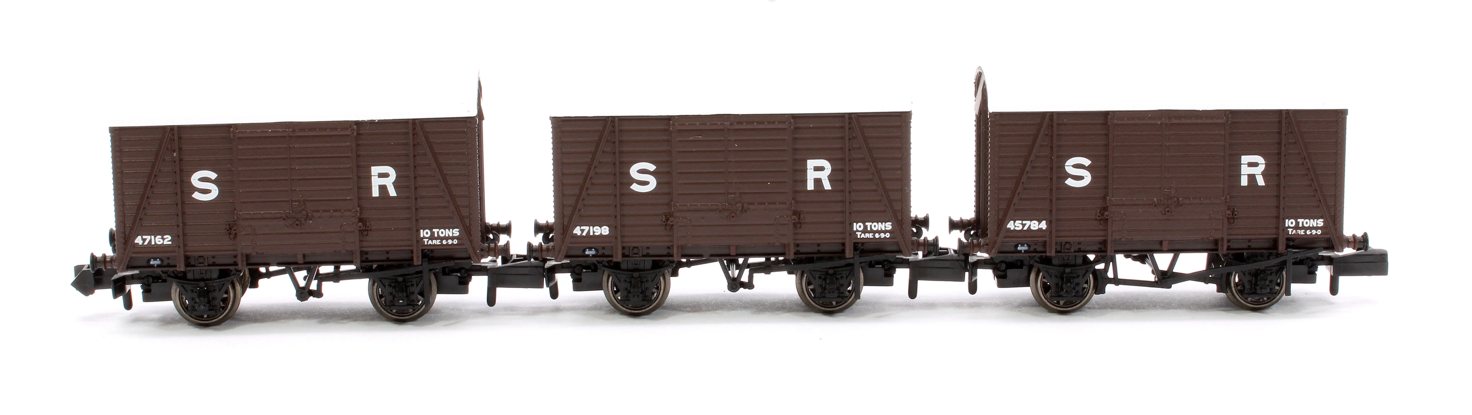 942008 SECR Wagons Pack 4 - SR pre-36 Livery 10t Covered Vans (Dia.1426) - Image 2