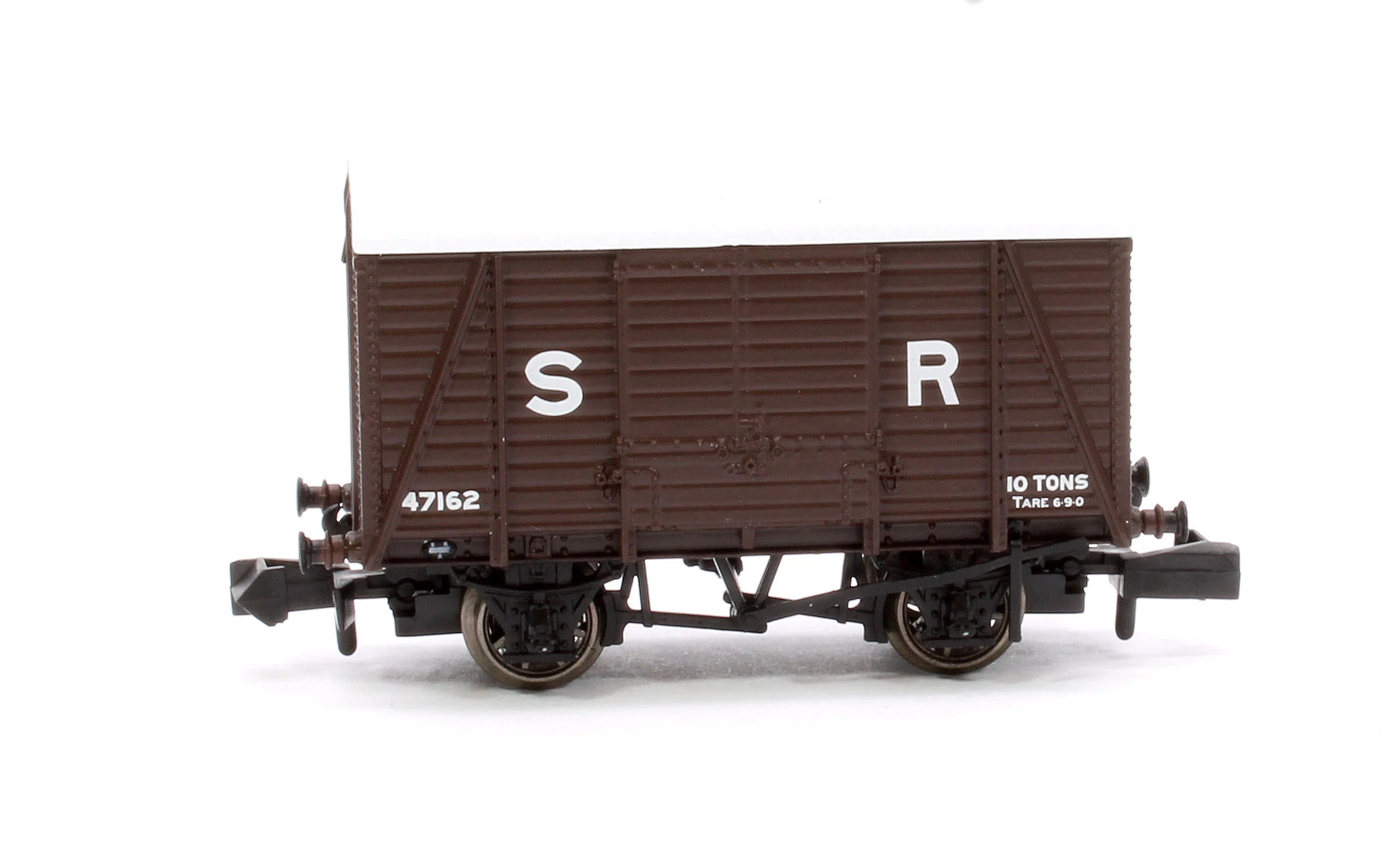 942008 SECR Wagons Pack 4 - SR pre-36 Livery 10t Covered Vans (Dia.1426) - Image 4