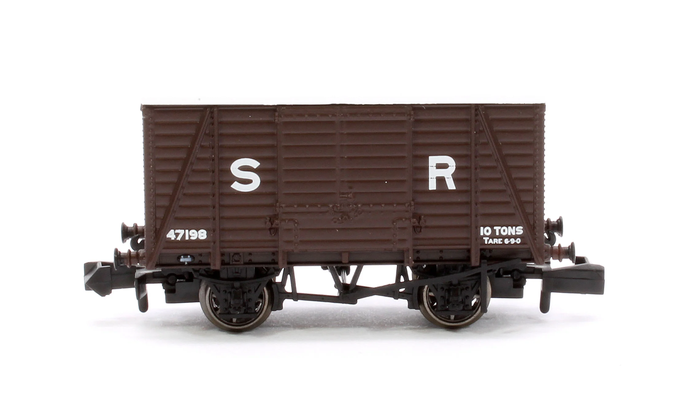 942008 SECR Wagons Pack 4 - SR pre-36 Livery 10t Covered Vans (Dia.1426) - Image 6
