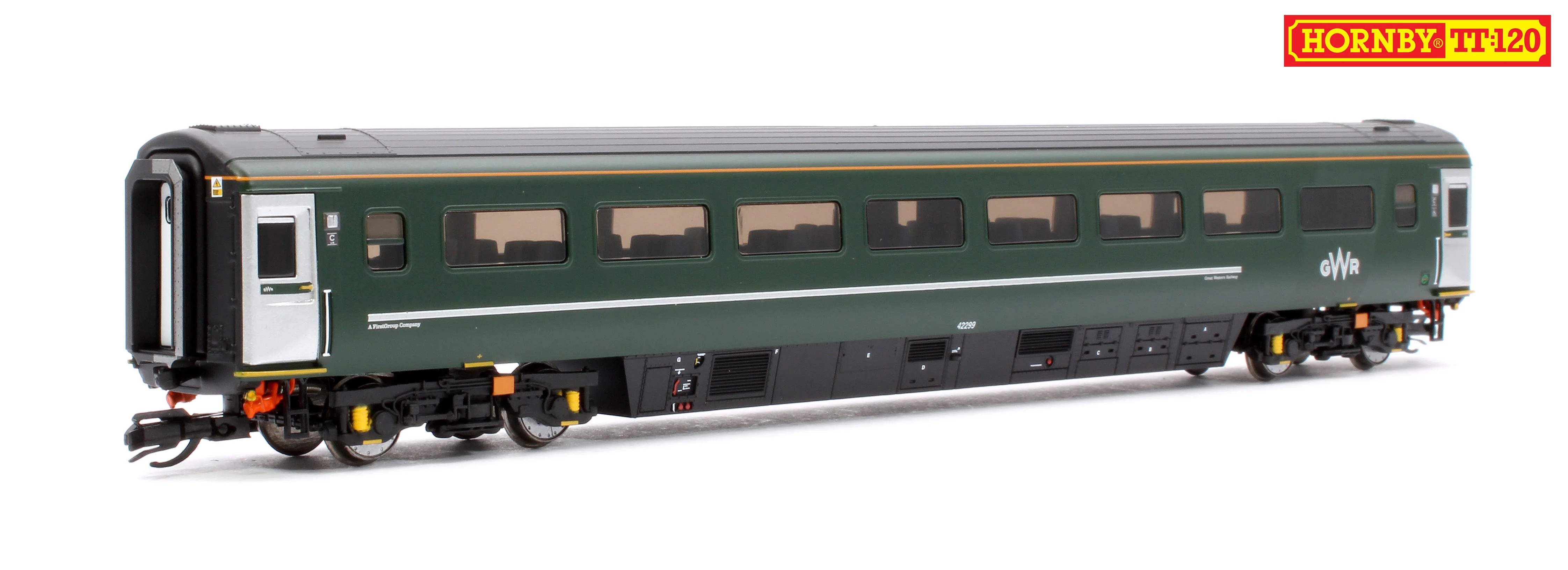 GWR-HST-BUNDLE Set of 10 GWR TT:120 Class 43 HST Train Pack & Coaches - Image 7
