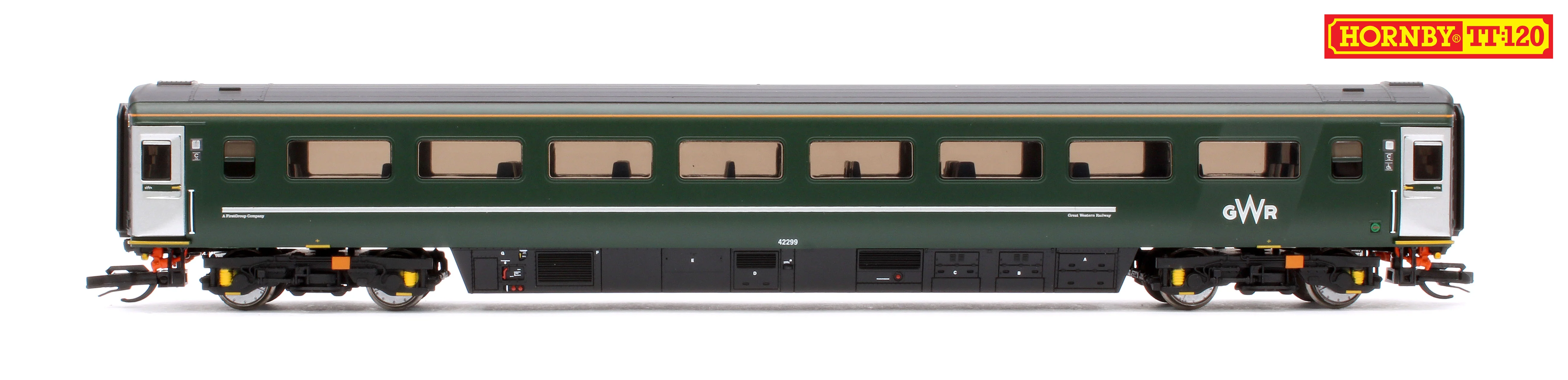 GWR-HST-BUNDLE Set of 10 GWR TT:120 Class 43 HST Train Pack & Coaches - Image 8