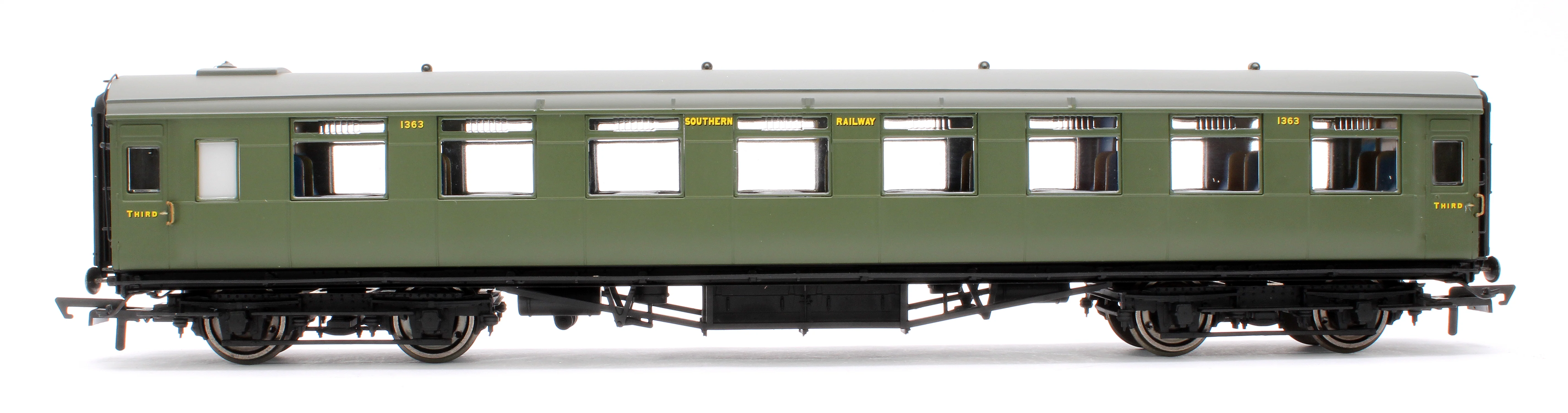 R40030/30A Set of 2 Maunsell Third Class Dining Saloon SR No.1363 & 1366 Coaches - Image 3