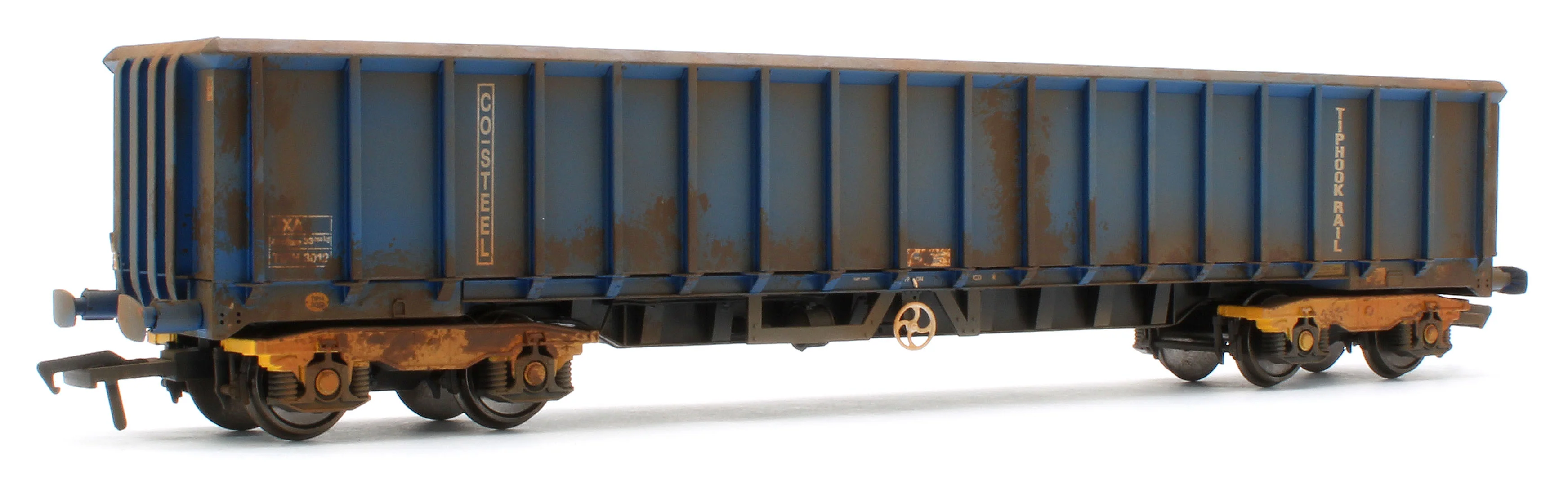 JXA01 TP(A)W Bespoke Weathered Set of 3 JXA Bogie Scrap Wagons - Image 2