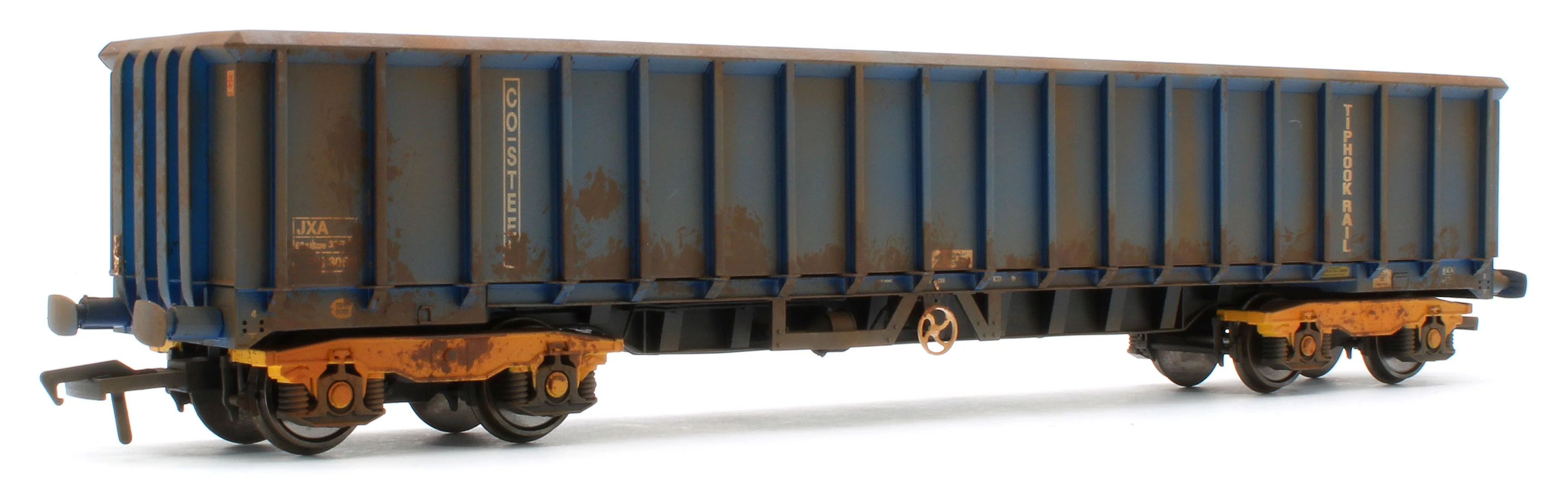 JXA01 TP(A)W Bespoke Weathered Set of 3 JXA Bogie Scrap Wagons - Image 8