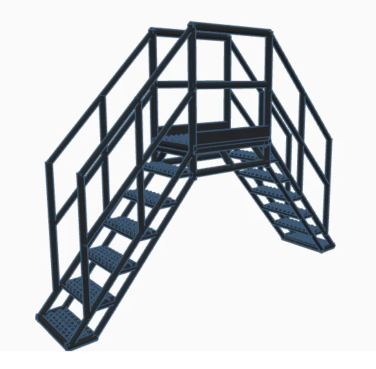 BSSUOSUP Small Up Over Steps - Unpainted
