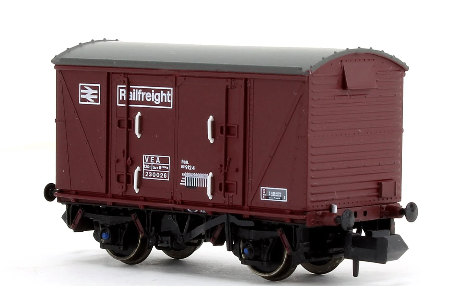 BR Maroon (Pristine) Railfreight VEA Munitions Van #230026 - Image 2