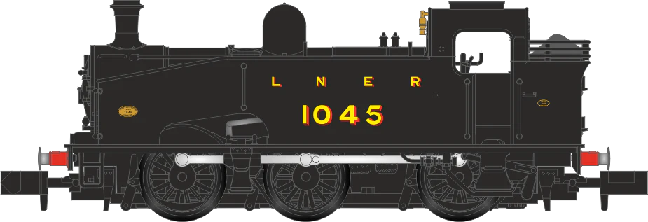 S2102-03 Class J50 LNER Black (Unlined) 0-6-0 Tank Locomotive No.1045 - Image 12