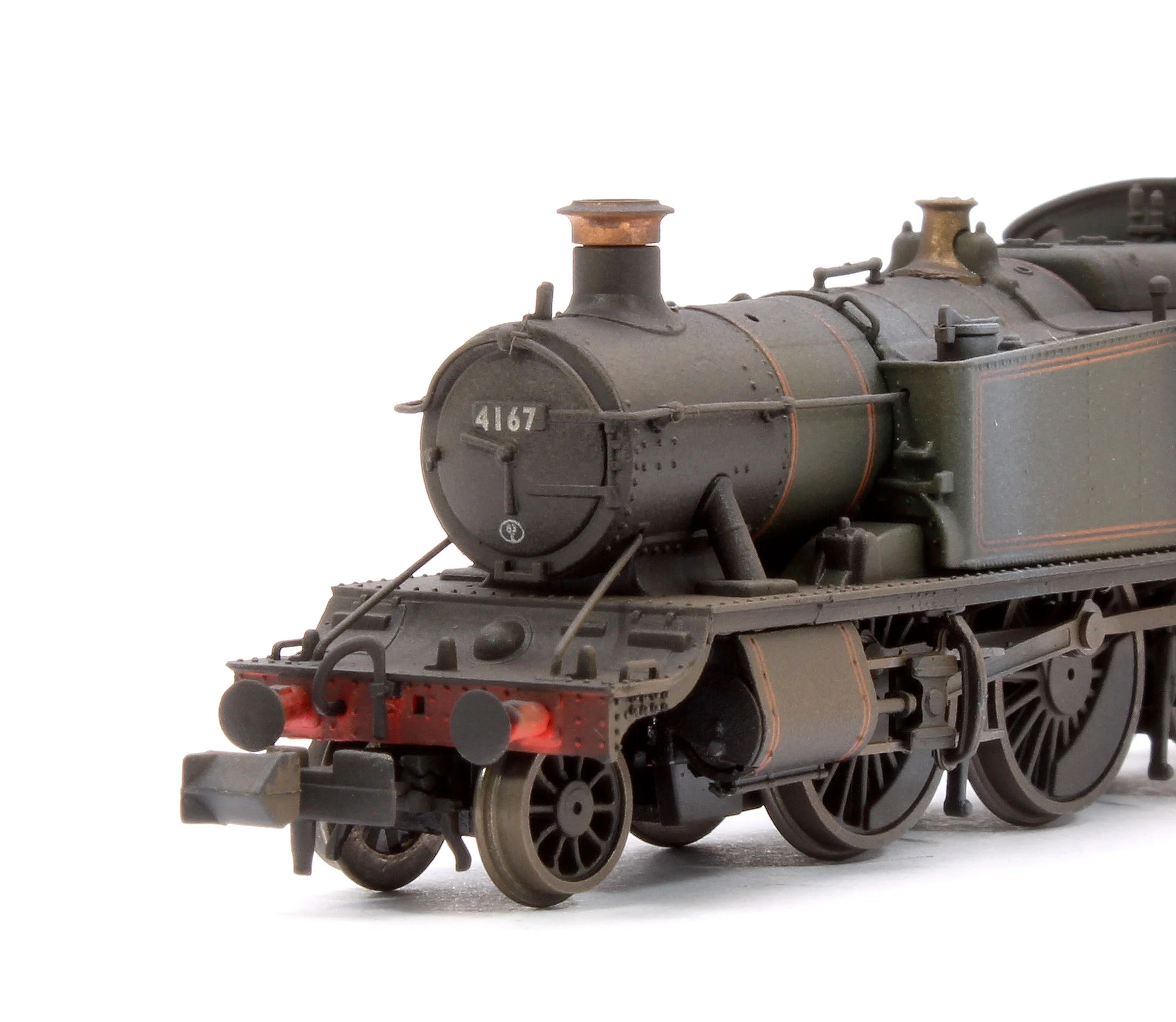 S2103-05W Custom Weathered Class 5101 Large Prairie British Railways BR Lined Green (Early Crest) 2-6-2 Tank Locomotive No.4167 - Image 7