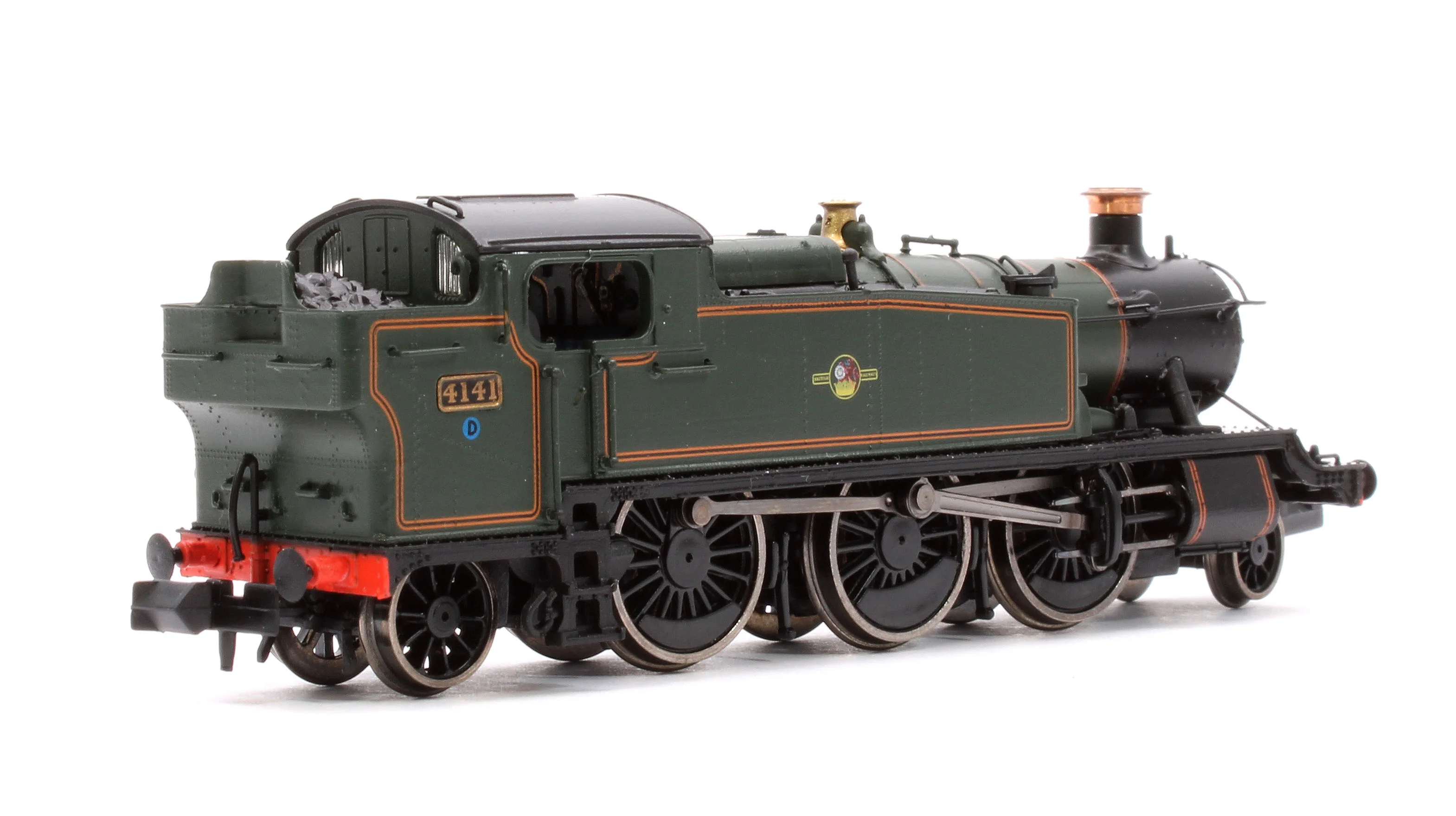 S2103-06 Class 5101 Large Prairie British Railways BR Lined Green (Late Crest) 2-6-2 Tank Locomotive No.4141 - Image 3