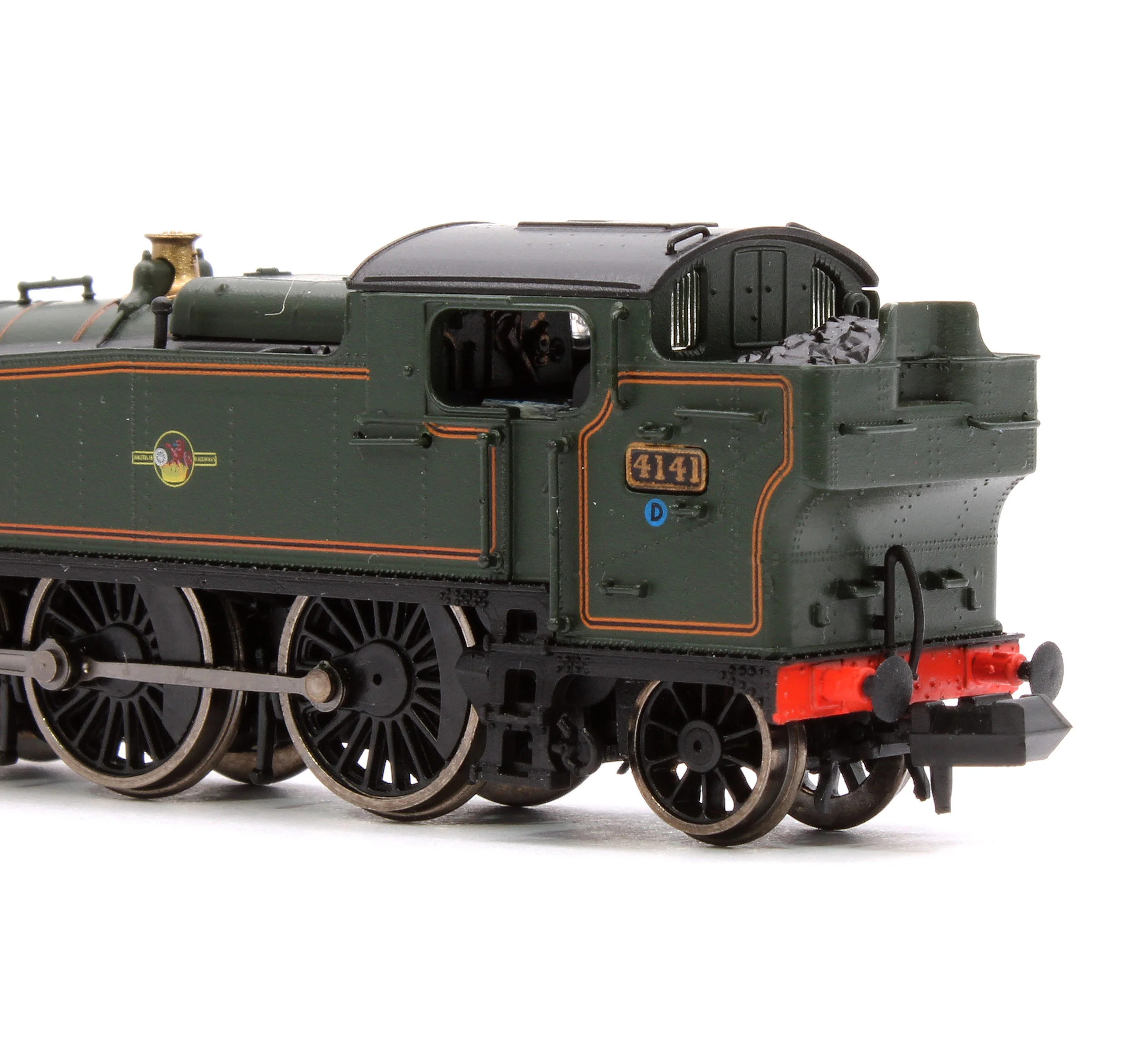 S2103-06 Class 5101 Large Prairie British Railways BR Lined Green (Late Crest) 2-6-2 Tank Locomotive No.4141 - Image 9