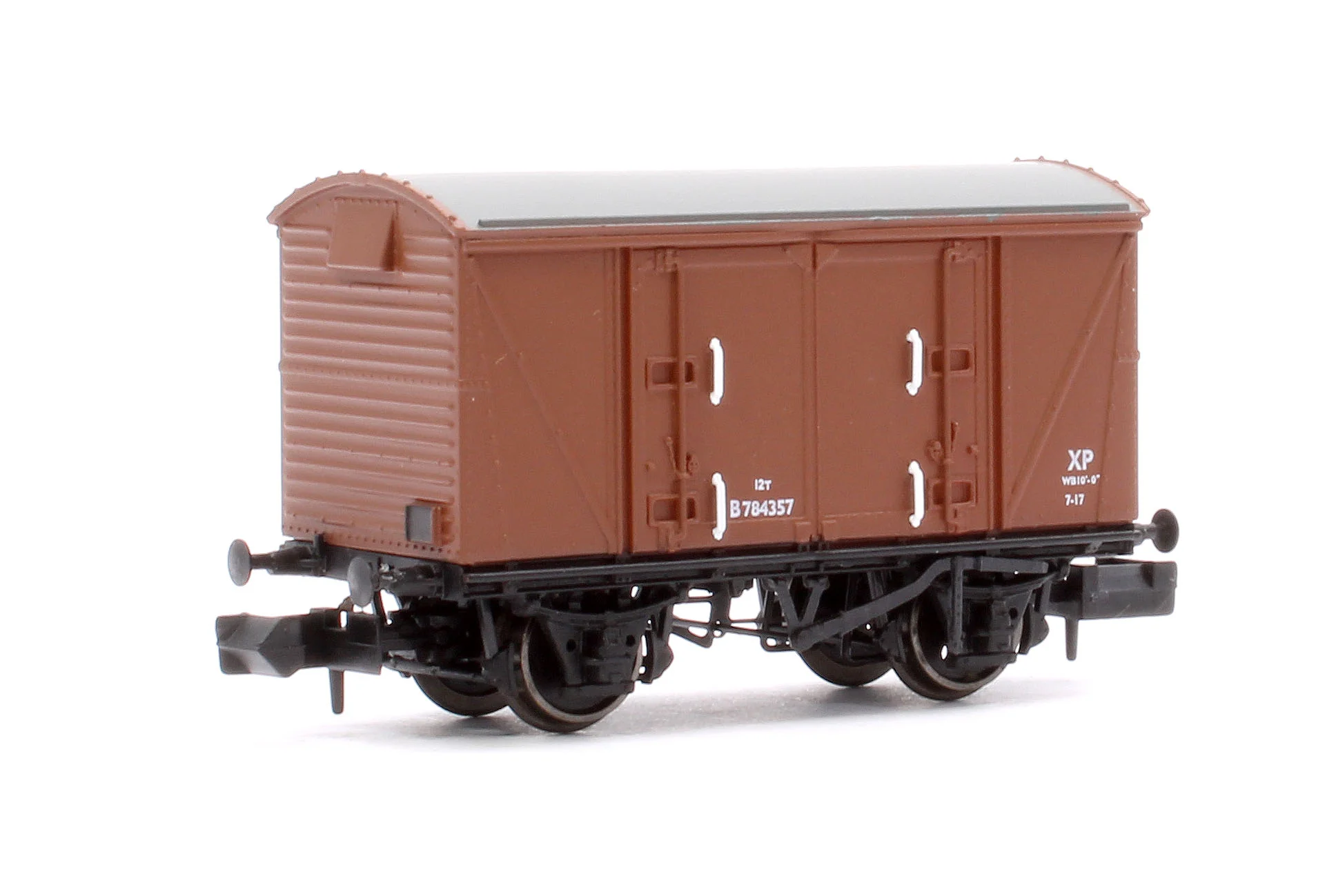 S2301-01 Set of 3 BR 12T Vanwide Ventilated Vans, BR Bauxite (Early) - Image 3