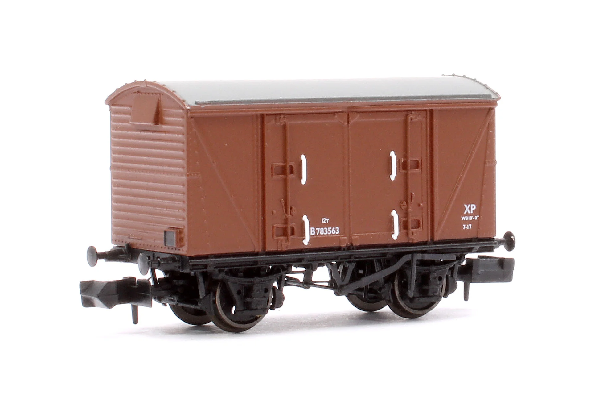 S2301-01 Set of 3 BR 12T Vanwide Ventilated Vans, BR Bauxite (Early) - Image 5